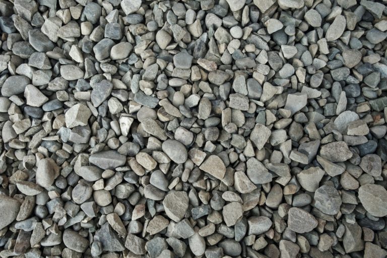 Background texture of grey gravel